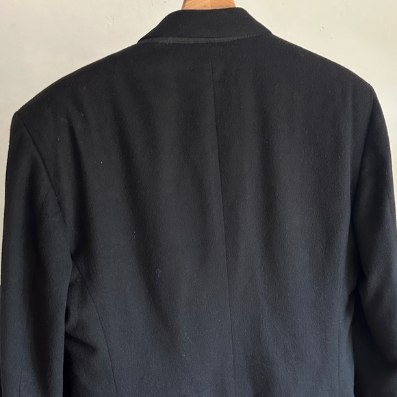 36R Cashmere Georgio Armani designer black sport coat - Picture 3 of 9